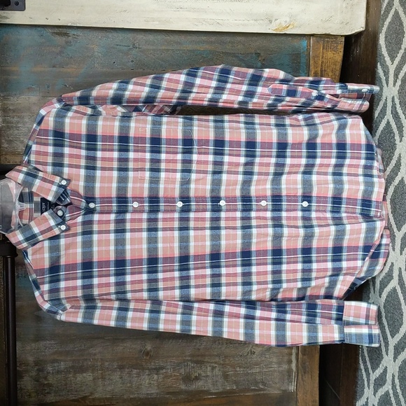 J. Crew Other - J.Crew Summertime Plaid Button Down Long Sleeve Shirt - Medium